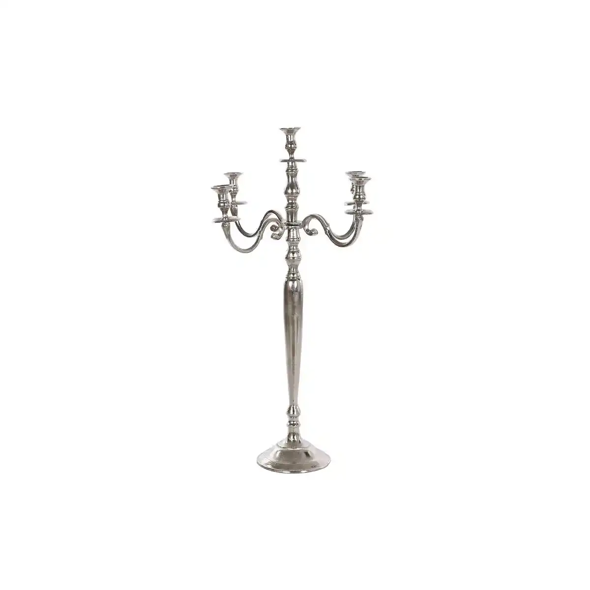 Bougeoir dkd home decor 56 x 56 x 100 cm aluminium argente_1582. Votre Destination de Choix: DIAYTAR COTE D'IVOIRE - Où l'Authenticité Rencontre la Commodité. Faites l'expérience de magasiner en ligne pour des articles qui incarnent la richesse culturelle et la modernité du Côte d'Ivoire.