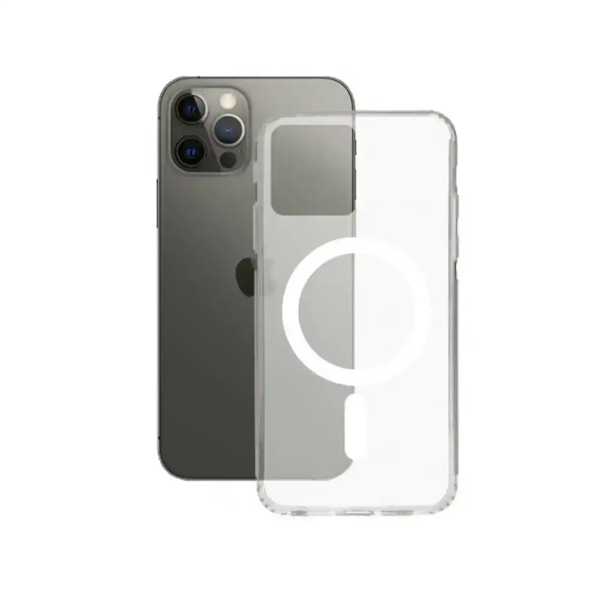 Coque mobile IPHONE 12 PRO MAX KSIX Transparent. SUPERDISCOUNT FRANCE