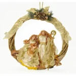 Couronne de l avent dkd home decor polyester 30 x 5 x 30 cm _5586. Entrez dans l'Univers de DIAYTAR COTE D'IVOIRE - Où Chaque Produit est une Découverte. Explorez notre gamme variée et trouvez des articles qui vous surprennent et vous inspirent.
