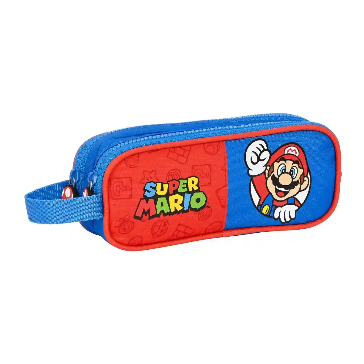Double Cabas Super Mario Rouge Bleu (21 x 8 x 6 cm). SUPERDISCOUNT FRANCE
