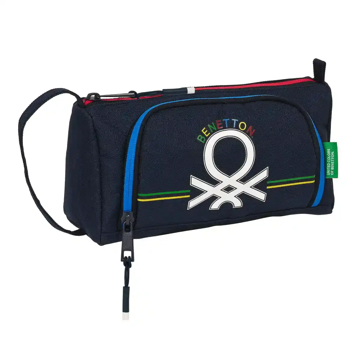 Mallette Scolaire avec Accessoires Benetton Sixties Bleu Marine (20 x 11 x 8,5 cm) (32 Pièces). SUPERDISCOUNT FRANCE