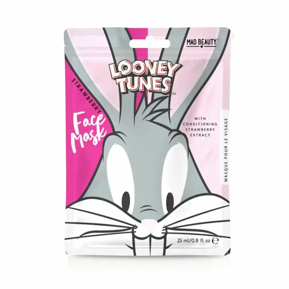Masque visage mad beauty looney tunes bugs bunny fraise 25 ml _4625. DIAYTAR COTE D'IVOIRE - Votre Portail Vers l'Exclusivité. Explorez notre boutique en ligne pour découvrir des produits uniques et raffinés, conçus pour ceux qui recherchent l'excellence.