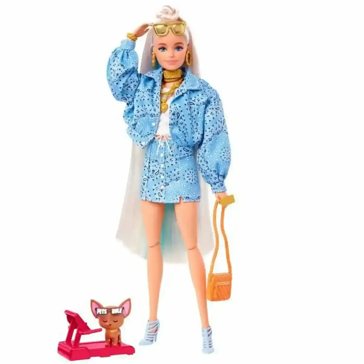 Poupée Barbie Extra Blonde Bandana. SUPERDISCOUNT FRANCE