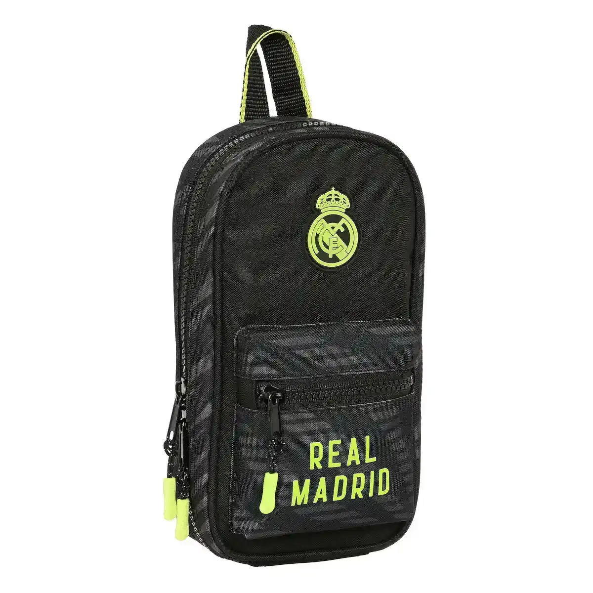 Sac à dos Trousse Real Madrid C.F. Noir (12 x 23 x 5 cm) (33 Pièces). SUPERDISCOUNT FRANCE