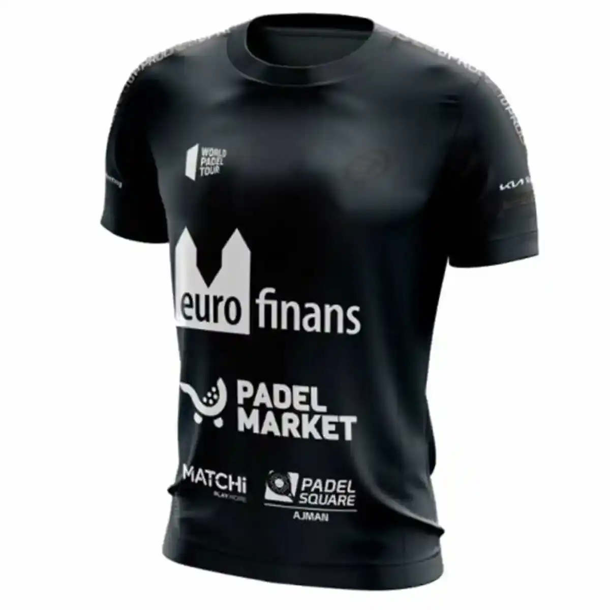 T-shirt à manches courtes pour enfant Bullpadel Odeon Paquito Navarro Noir. SUPERDISCOUNT FRANCE