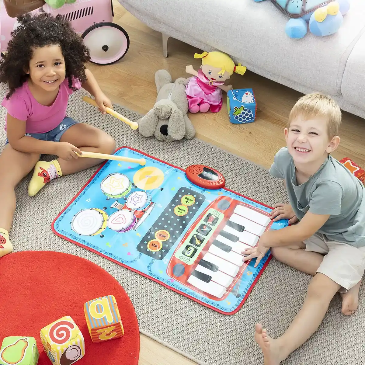 Tapis Musical 2 en 1 Beats'n'Tunes InnovaGoods. SUPERDISCOUNT FRANCE