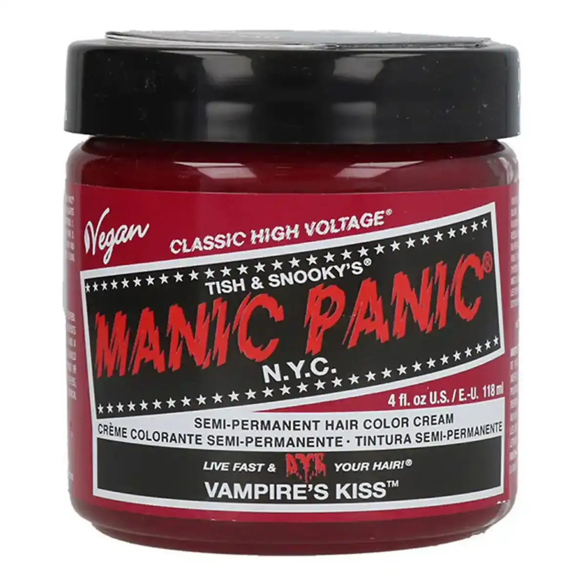 Teinture permanente classic manic panic vampire s kiss 118 ml _3604. DIAYTAR COTE D'IVOIRE - Où Chaque Détail Compte. Parcourez nos produits soigneusement sélectionnés et choisissez des articles qui correspondent à votre style et à vos valeurs.