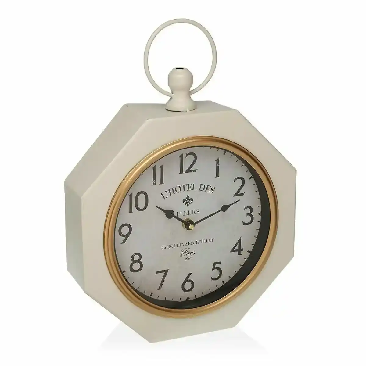 Horloge murale versa w metal 28 x 8 x 40 cm _9387. DIAYTAR COTE D'IVOIRE - Votre Portail Vers l'Élégance Accessible. Parcourez notre boutique en ligne pour découvrir des produits qui incarnent le luxe à des prix abordables.