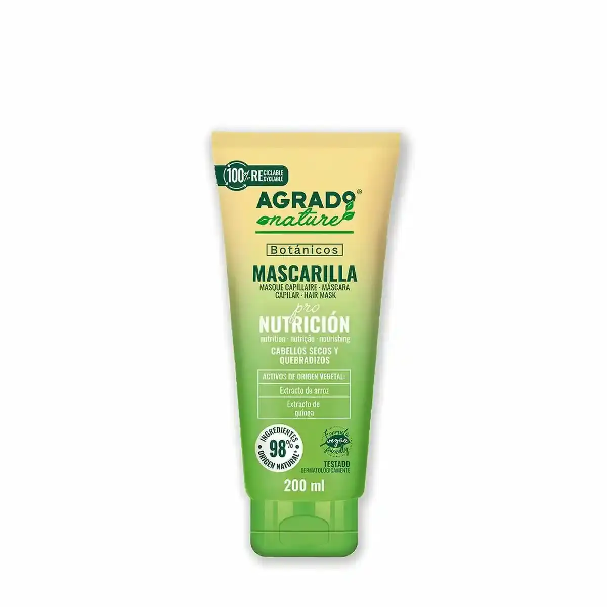 Masque capillaire agrado nature 200 ml _1347. Découvrez DIAYTAR COTE D'IVOIRE - Votre Source de Produits Variés et un Service Exceptionnel. Parcourez nos catégories et bénéficiez d'un service client dévoué, prêt à vous guider à chaque étape.