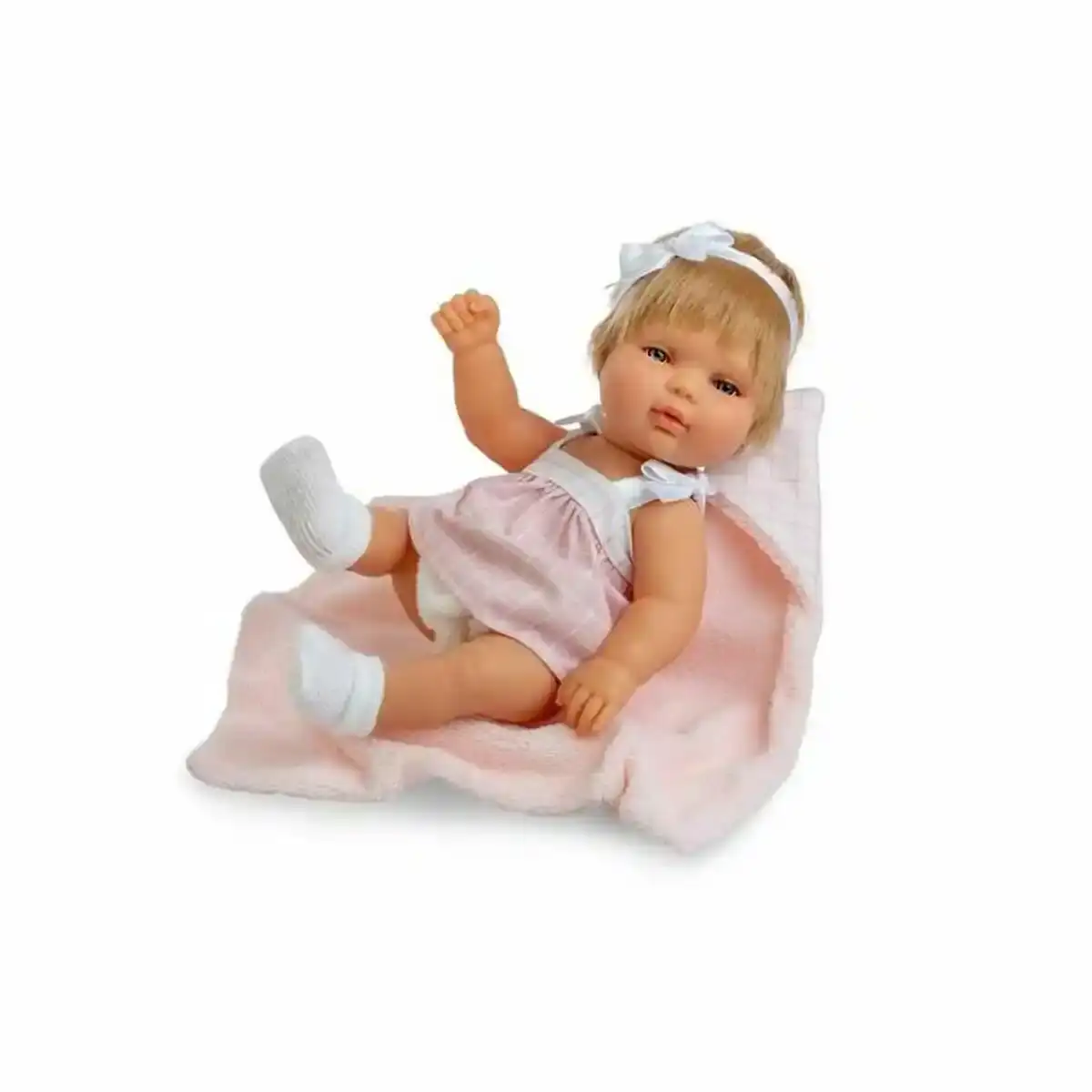 Poupée bébé Berjuan Baby Smile 496-21 Rose. SUPERDISCOUNT FRANCE
