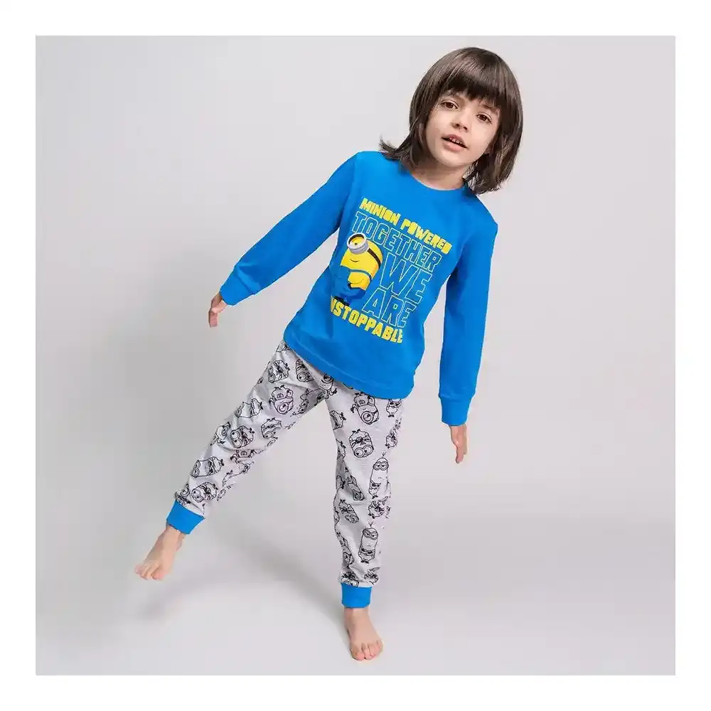 Pyjama Enfant Minions Bleu. SUPERDISCOUNT FRANCE