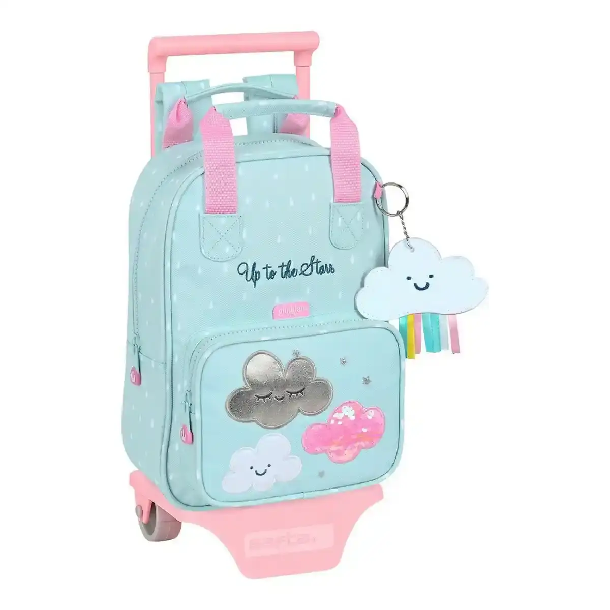 Sac à Dos Scolaire à Roulettes Glow Lab Nube Bleu Clair (20 x 28 x 8 cm). SUPERDISCOUNT FRANCE