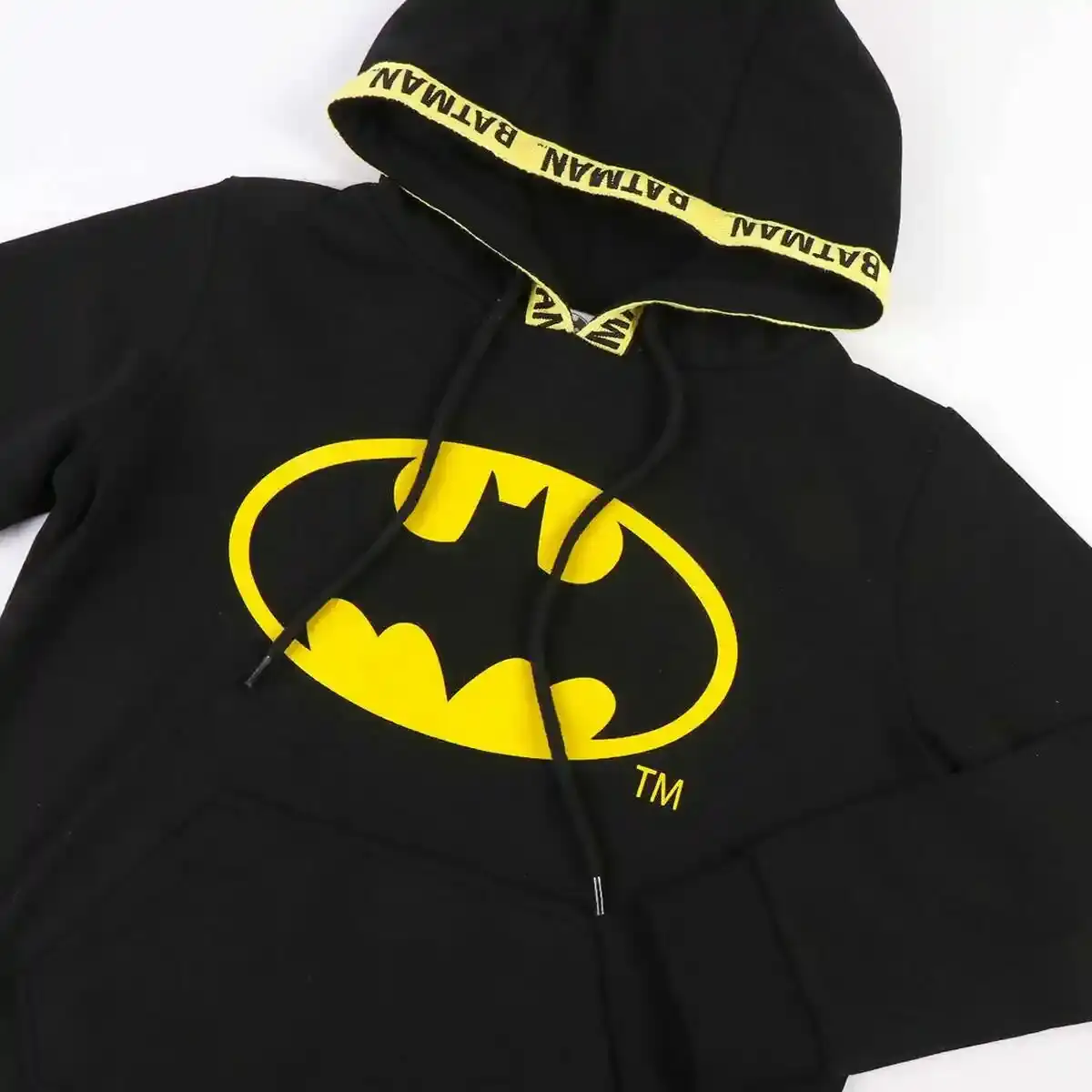 Sweat à Capuche Enfant Batman Noir. SUPERDISCOUNT FRANCE
