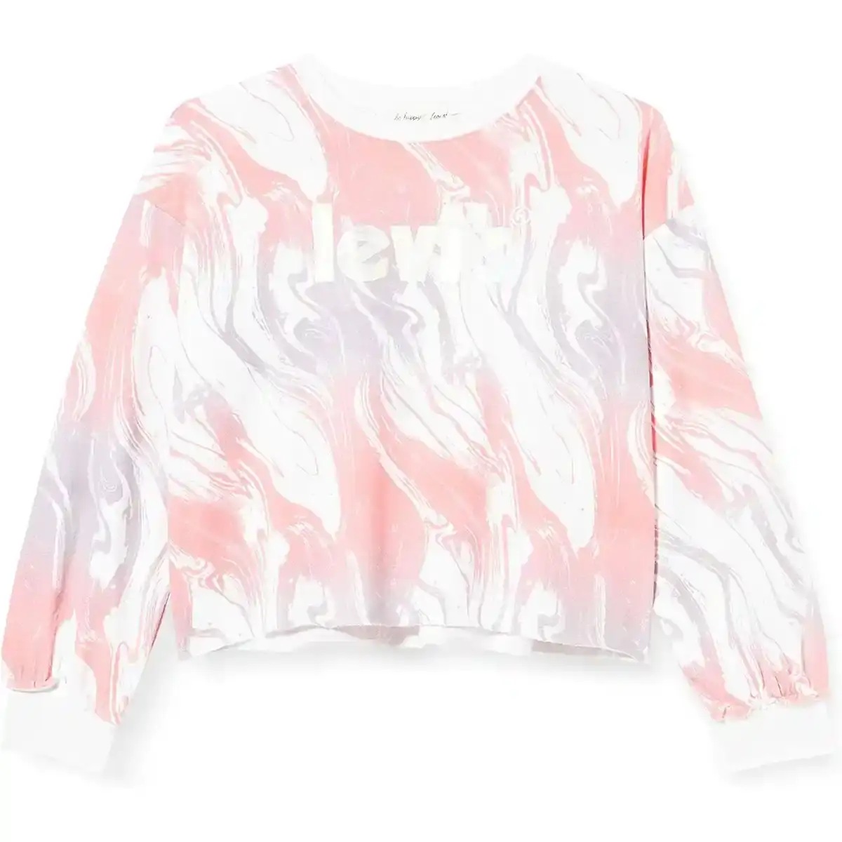 Sweat Enfant sans Capuche Levi's Rose 3 Ans (Reconditionné B). SUPERDISCOUNT FRANCE