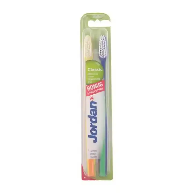 Brosse a dents classic jordan 2 uds _5478. DIAYTAR COTE D'IVOIRE - Votre Destination Shopping Éthique. Parcourez notre gamme et choisissez des articles qui respectent l'environnement et les communautés locales.