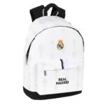Cartable Real Madrid C.F. Noir Blanc (31 x 41 x 16 cm). SUPERDISCOUNT FRANCE