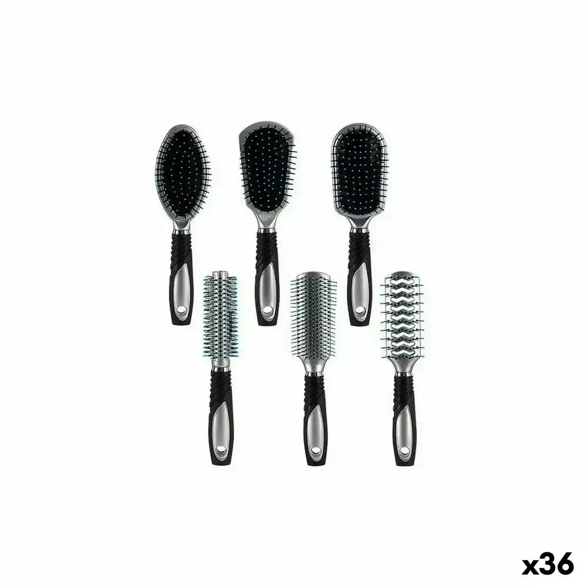 Pinceau noir gris 36 unites _3191. DIAYTAR COTE D'IVOIRE - Où Choisir est un Acte d'Amour pour le Côte d'Ivoire. Explorez notre boutique en ligne et choisissez des articles qui célèbrent la culture et l'artisanat du pays.