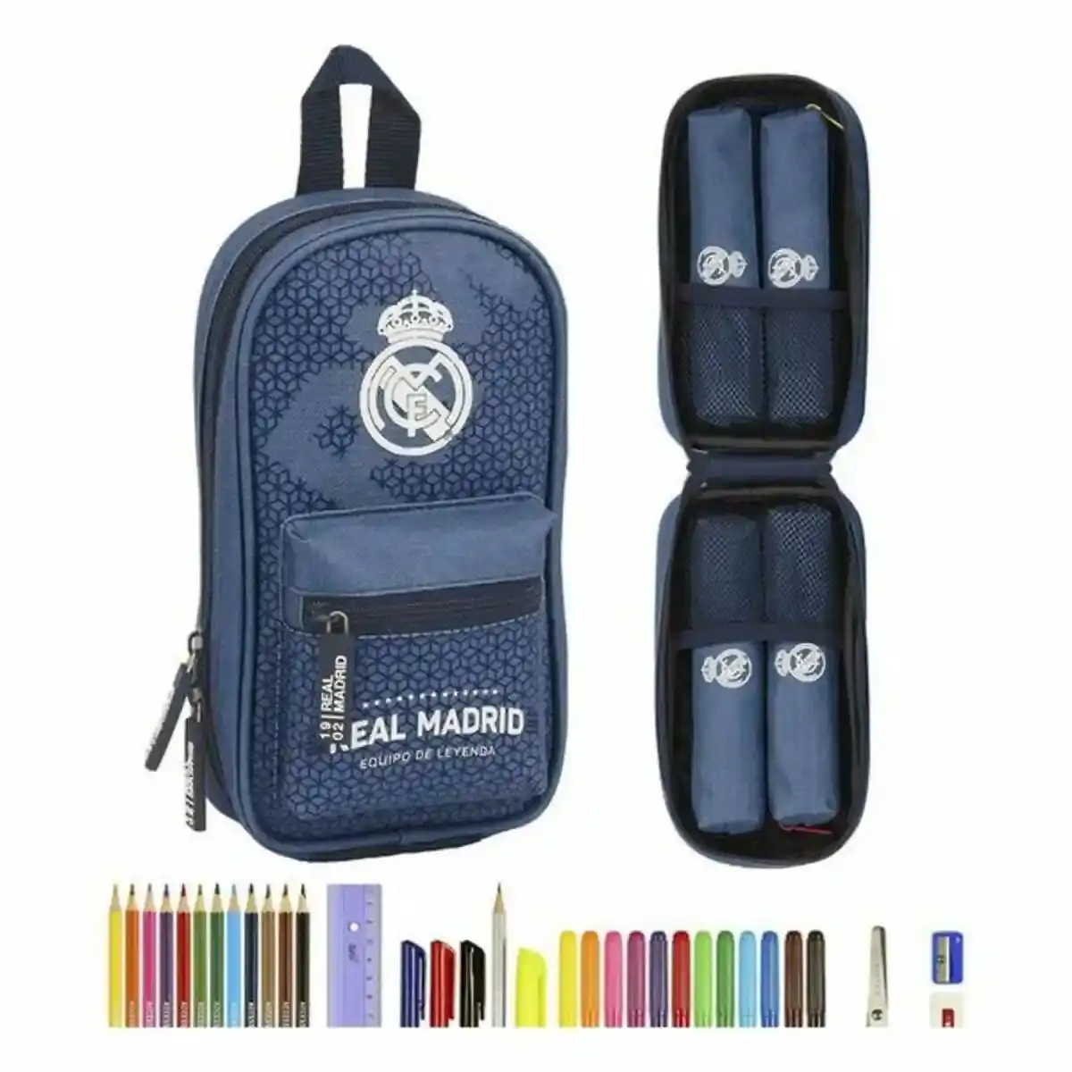Sac à dos Trousse Real Madrid C.F. Leyenda Bleu (33 Pièces). SUPERDISCOUNT FRANCE