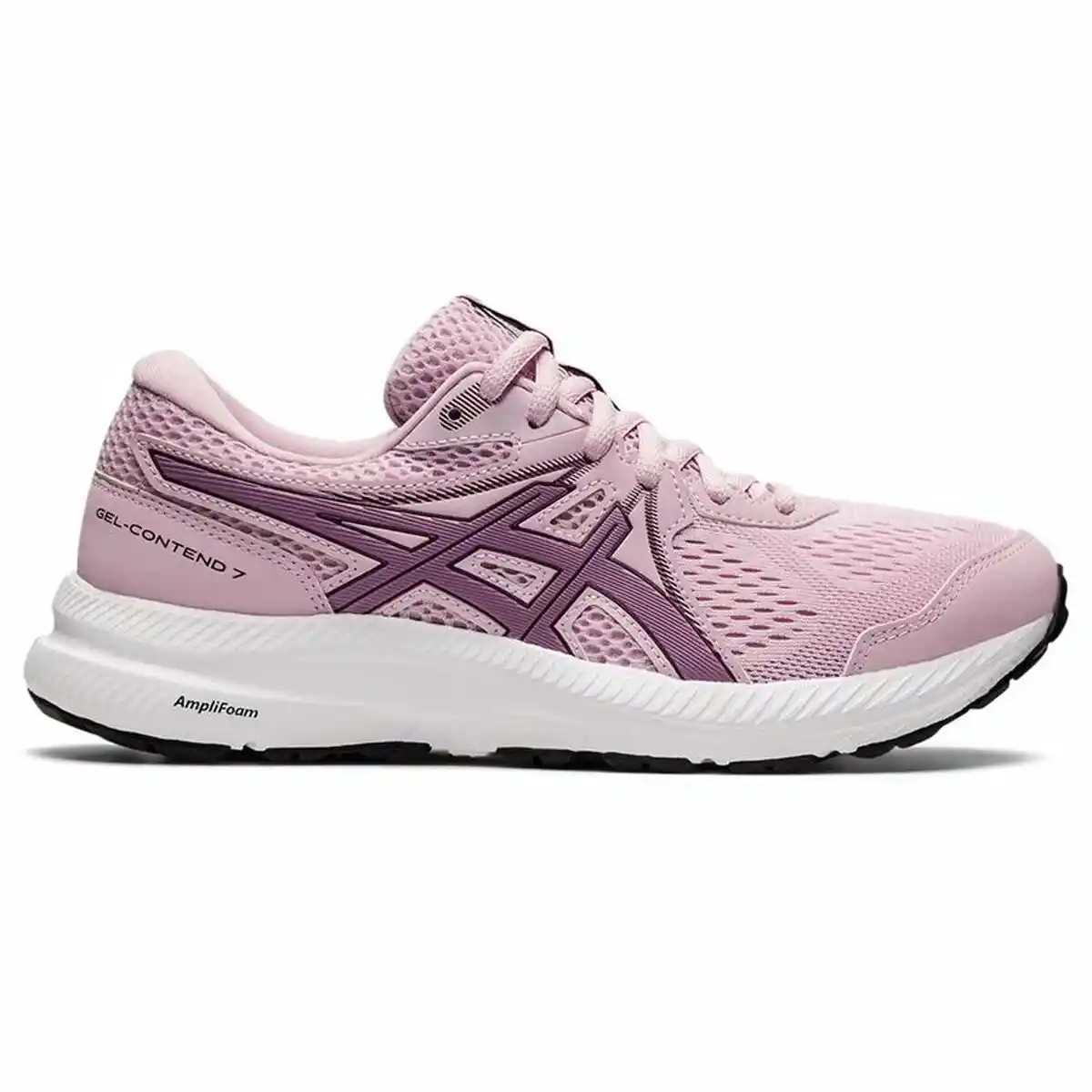 Baskets de sport pour femme Asics Gel-Contend 7 Rose. SUPERDISCOUNT FRANCE