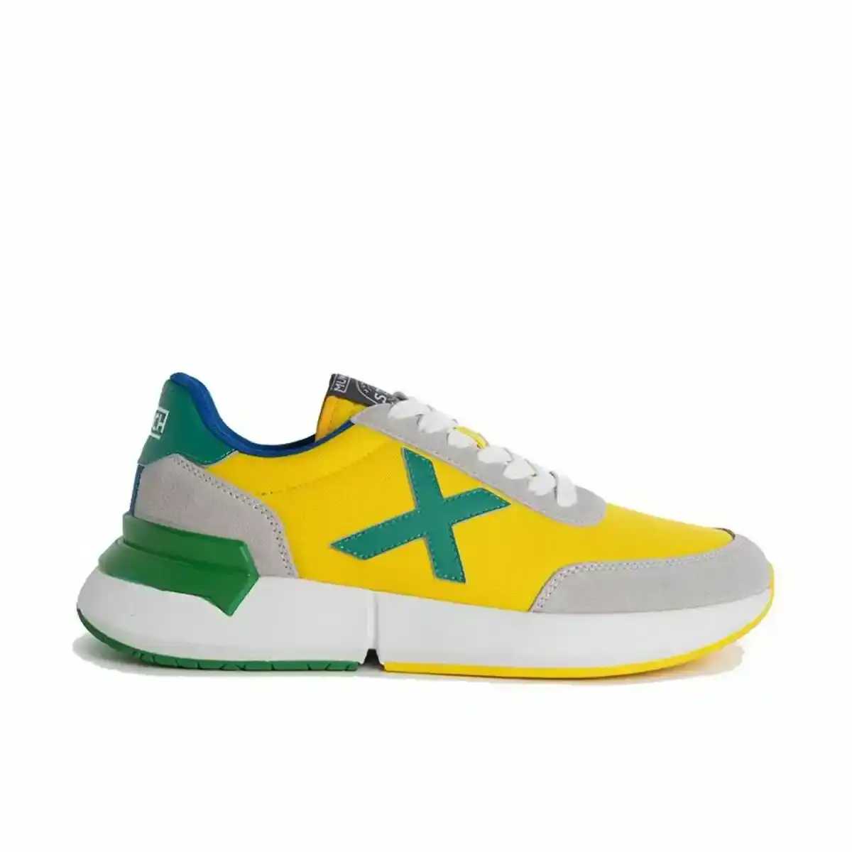 Baskets Homme Munich Versus Mundial Br Jaune. SUPERDISCOUNT FRANCE