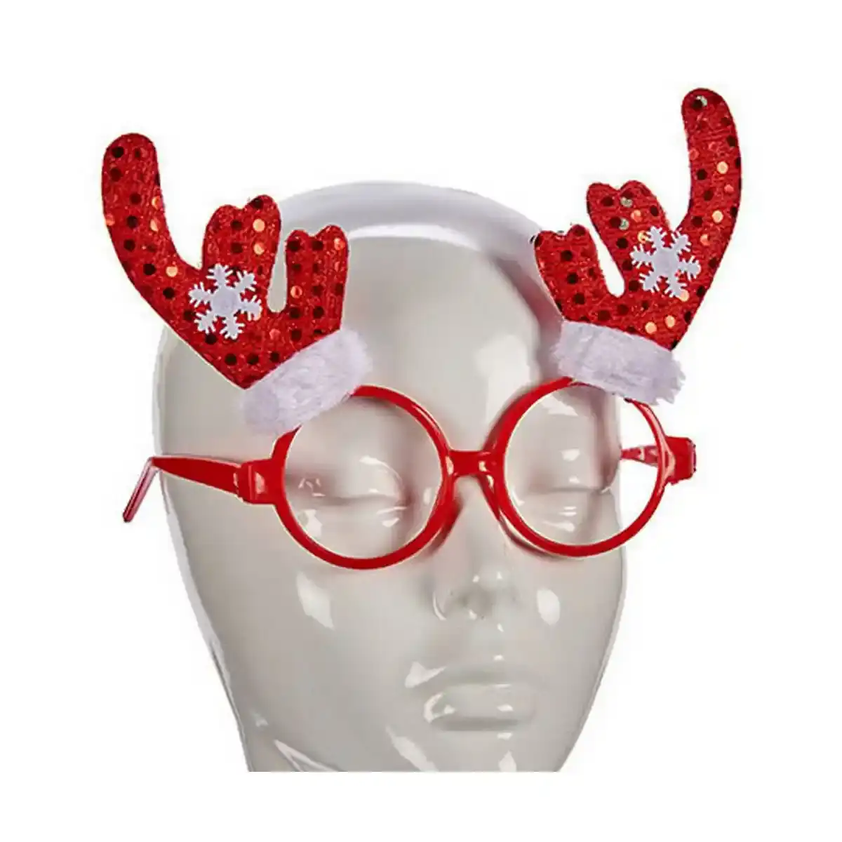 Lunettes renne plastique rouge_6974. DIAYTAR COTE D'IVOIRE - Votre Passage vers la Découverte. Explorez notre boutique en ligne pour trouver des trésors qui vous attendent, du traditionnel à l'avant-garde.
