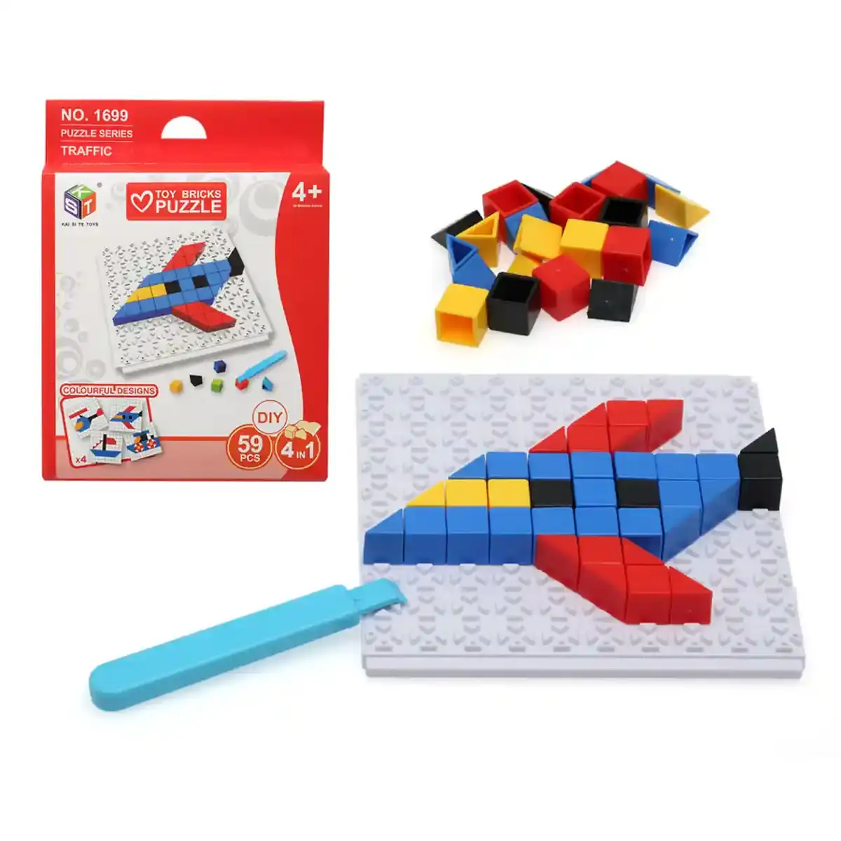 Puzzle 3D Avion 17 x 13,5 cm. SUPERDISCOUNT FRANCE