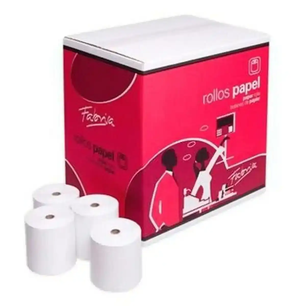 Rouleau de papier thermique Fabrisa (8 unités). SUPERDISCOUNT FRANCE