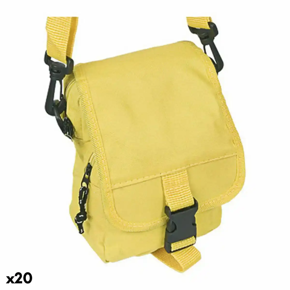 Sac a bandouliere 148547 20 unites _5329. DIAYTAR COTE D'IVOIRE - Où la Qualité est Notre Engagement. Explorez notre boutique en ligne pour découvrir des produits conçus pour vous apporter satisfaction et plaisir.