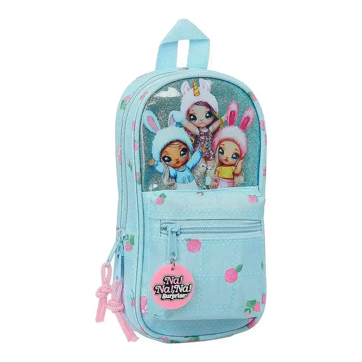 Sac à dos Trousse à crayons Na!Na!Na! Surprise Bleu Clair (33 Pièces). SUPERDISCOUNT FRANCE