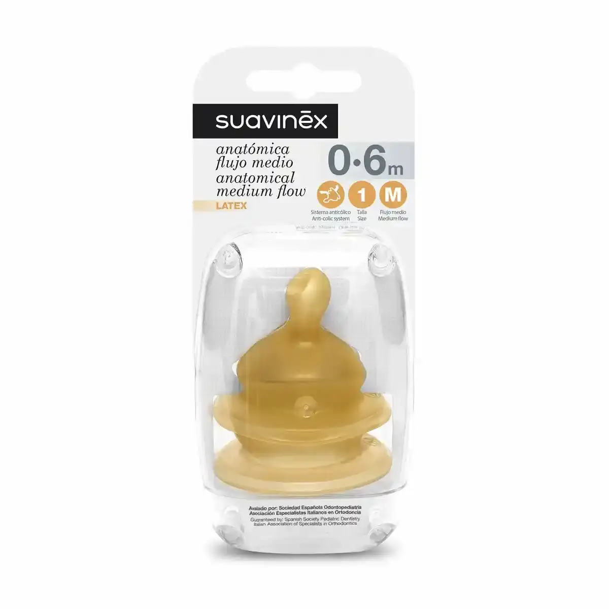 Tétine Suavinex 0-6 Mois 2 Unités (2 Unités). SUPERDISCOUNT FRANCE