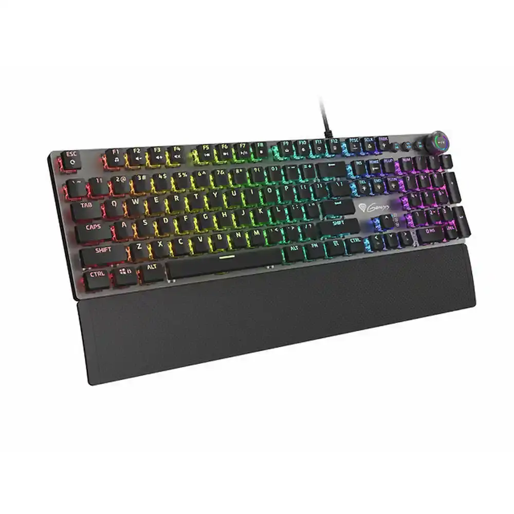 Clavier Gaming Genesis THOR 401 Noir LED RGB Espagnol. SUPERDISCOUNT FRANCE