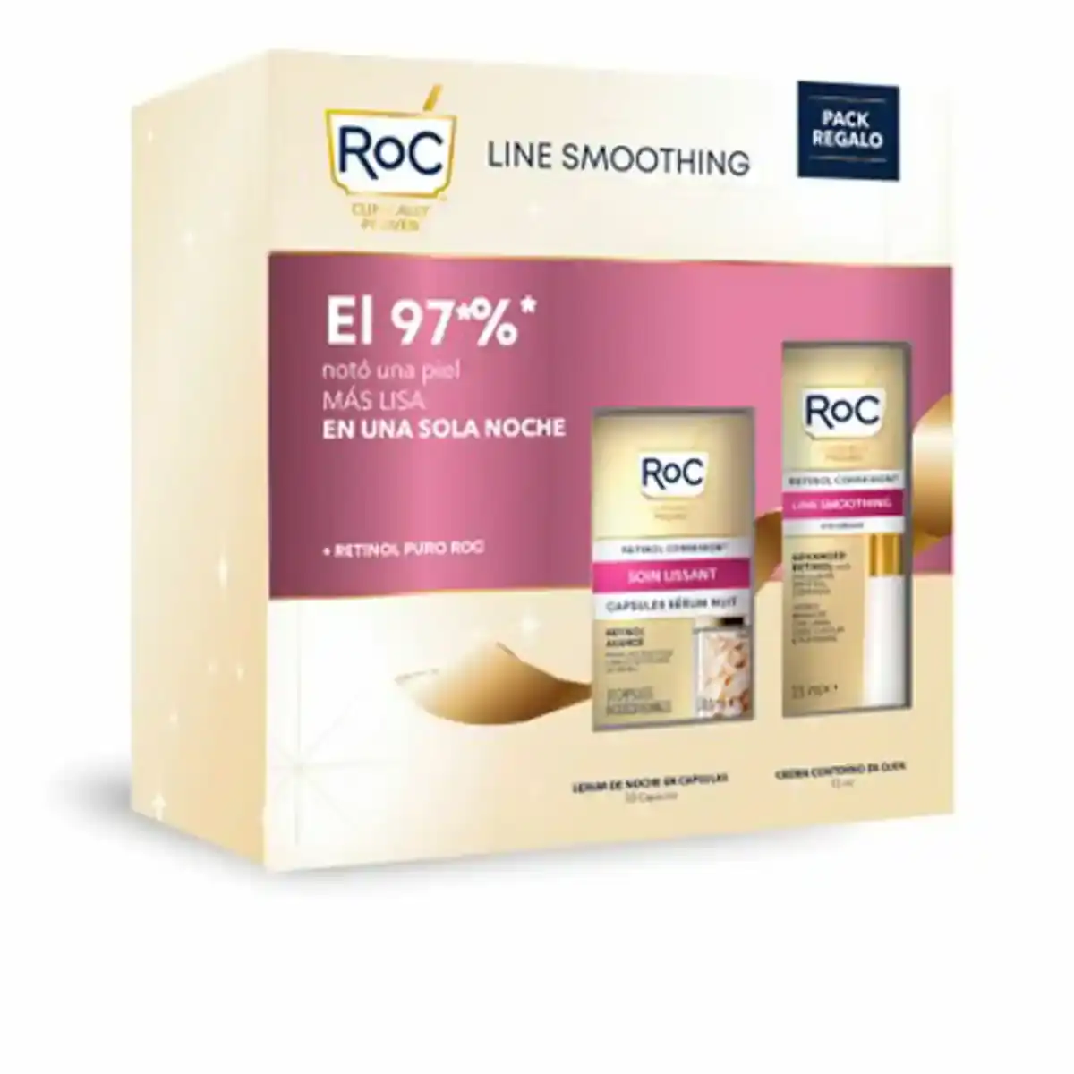 Coffret cosmetique roc line lissant 2 pieces_4094. DIAYTAR COTE D'IVOIRE - Là où Choisir est un Acte d'Amour pour la Culture Côte d'Ivoireaise. Explorez notre gamme et choisissez des produits qui célèbrent la richesse de notre patrimoine.