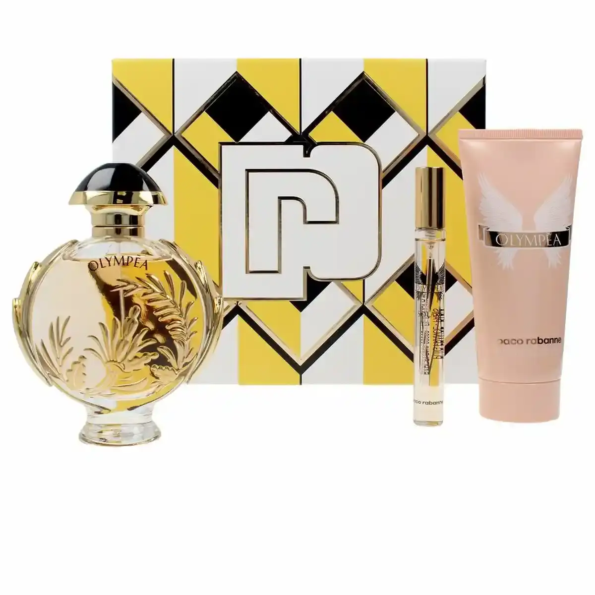 Coffret de parfum femme paco rabanne olympea solar 3 pieces_6150. Bienvenue sur DIAYTAR COTE D'IVOIRE - Où Chaque Détail compte. Plongez dans notre univers et choisissez des produits qui ajoutent de l'éclat et de la joie à votre quotidien.