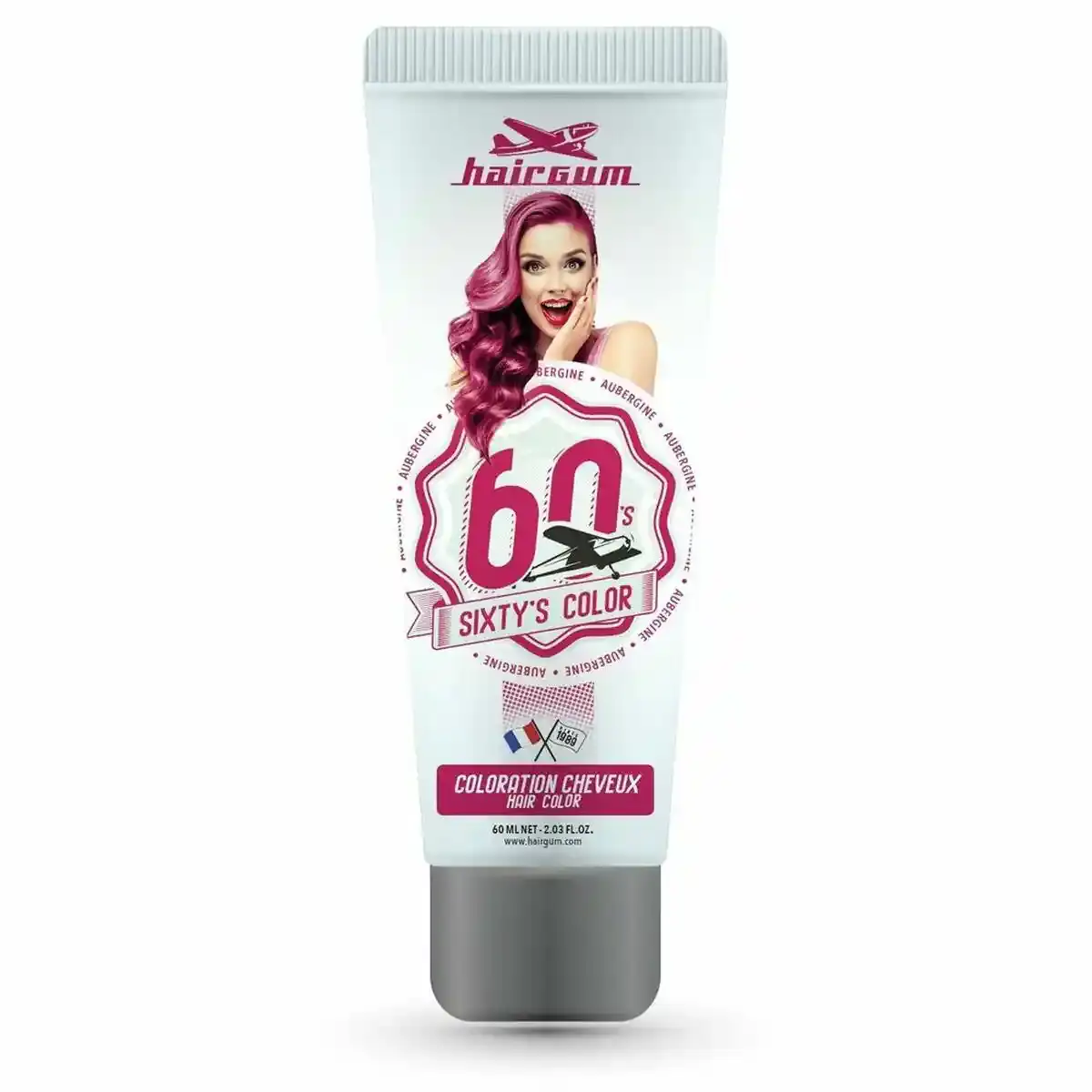 Coloration semi permanente hairgum sixty s color aubergine 60 ml _6045. DIAYTAR COTE D'IVOIRE - Là où Chaque Clic Compte. Parcourez notre boutique en ligne et laissez-vous guider vers des trouvailles uniques qui enrichiront votre quotidien.