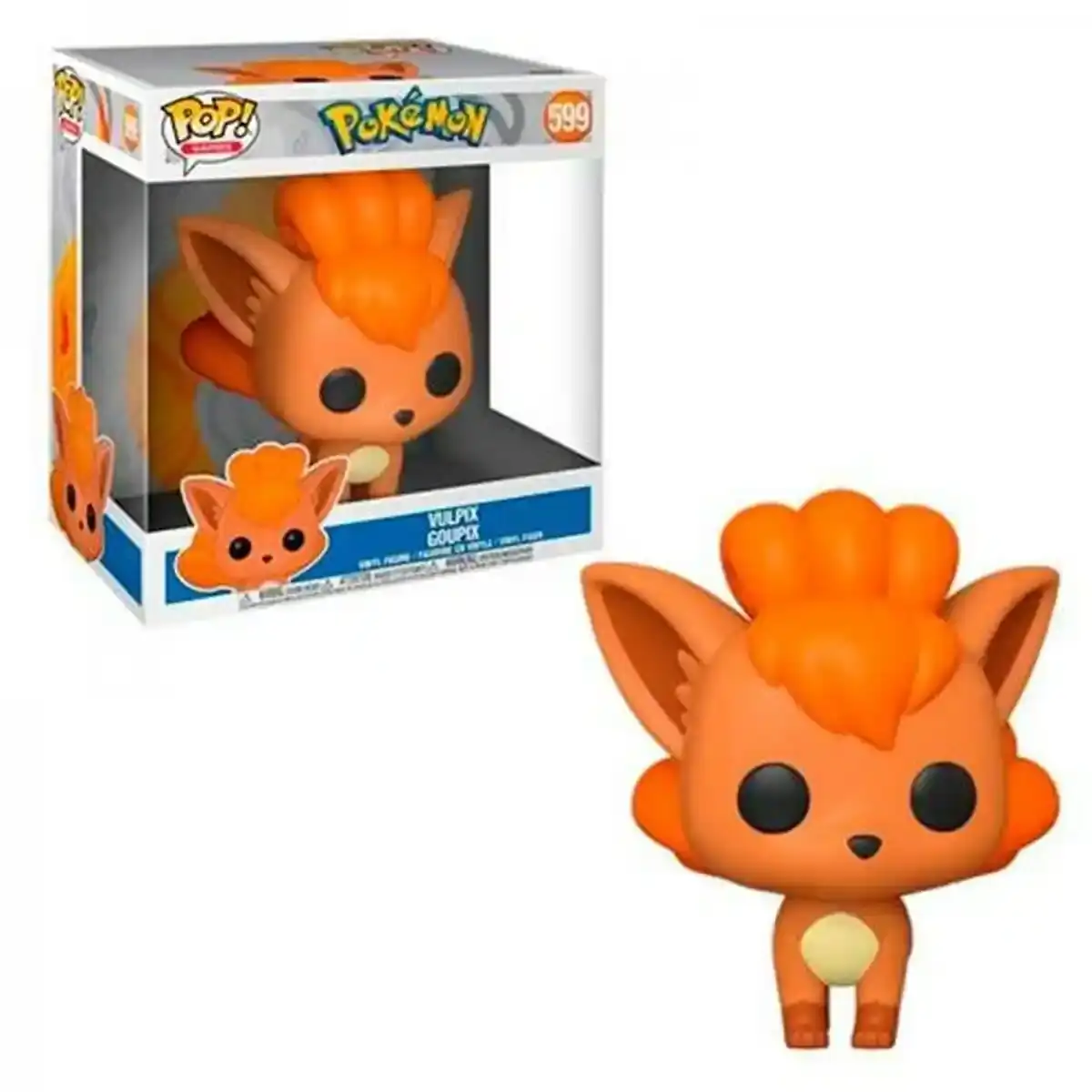 Figurines de collection Funko Jumbo Pokémon : Goupix No580. SUPERDISCOUNT FRANCE
