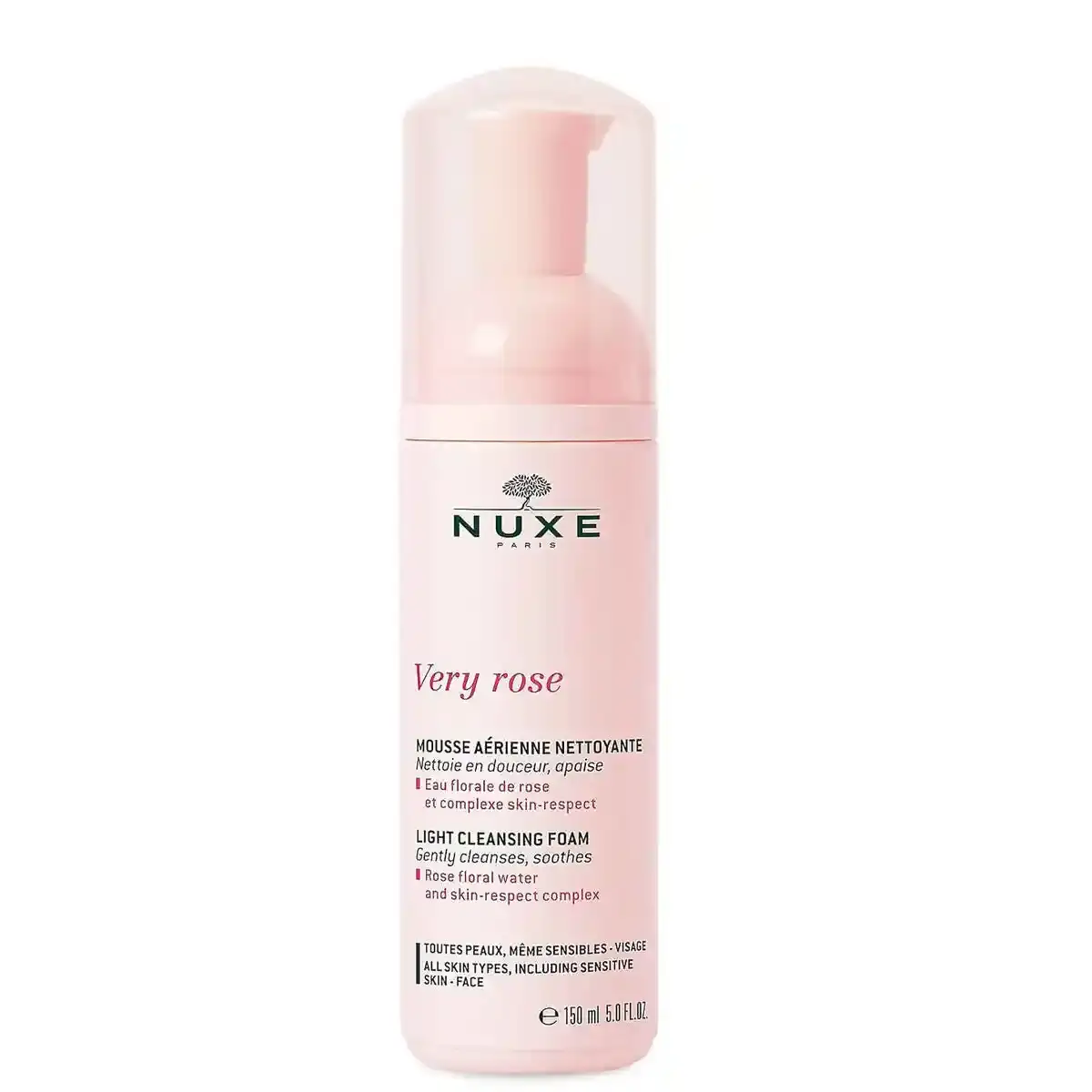 Mousse nettoyante nuxe very rose 150 ml _6607. DIAYTAR COTE D'IVOIRE - Là où Chaque Produit est une Trouvaille Unique. Découvrez notre boutique en ligne et trouvez des articles qui vous distinguent par leur originalité.