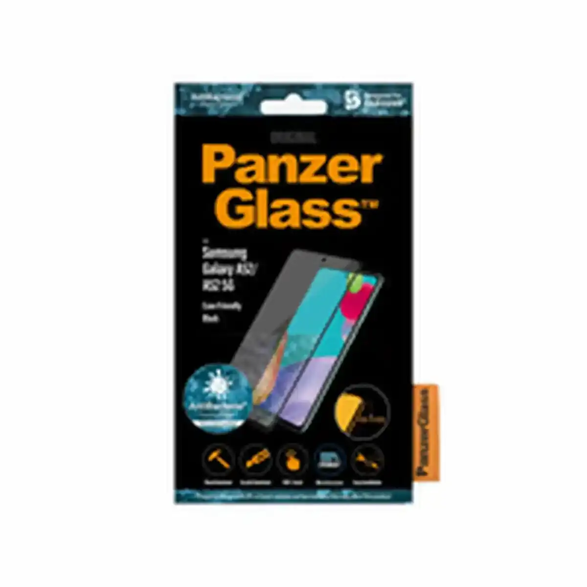 Protecteur d'écran en verre trempé Panzer Glass GALAXY A52/A52. SUPERDISCOUNT FRANCE