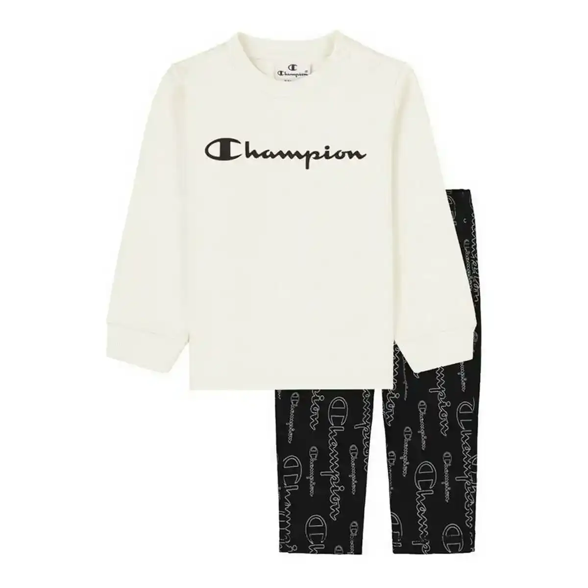 Survêtement Enfant Champion Crewneck Blanc. SUPERDISCOUNT FRANCE