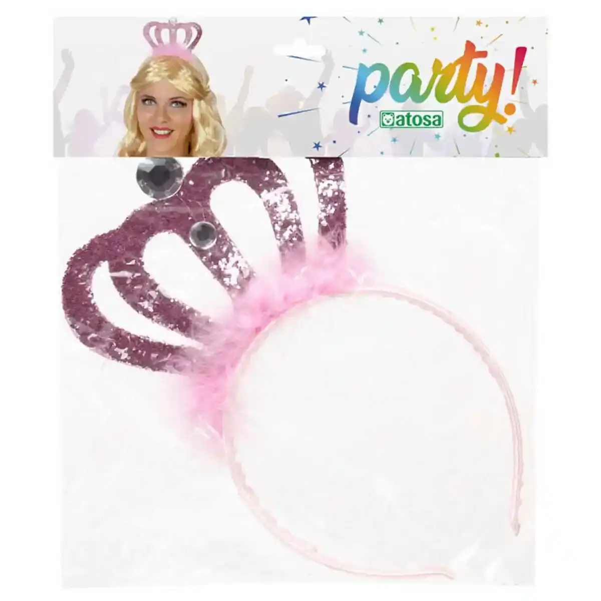 Bandeau princesse rose_8029. Bienvenue chez DIAYTAR COTE D'IVOIRE - Où Choisir est un Voyage. Plongez dans notre plateforme en ligne pour trouver des produits qui ajoutent de la couleur et de la texture à votre quotidien.