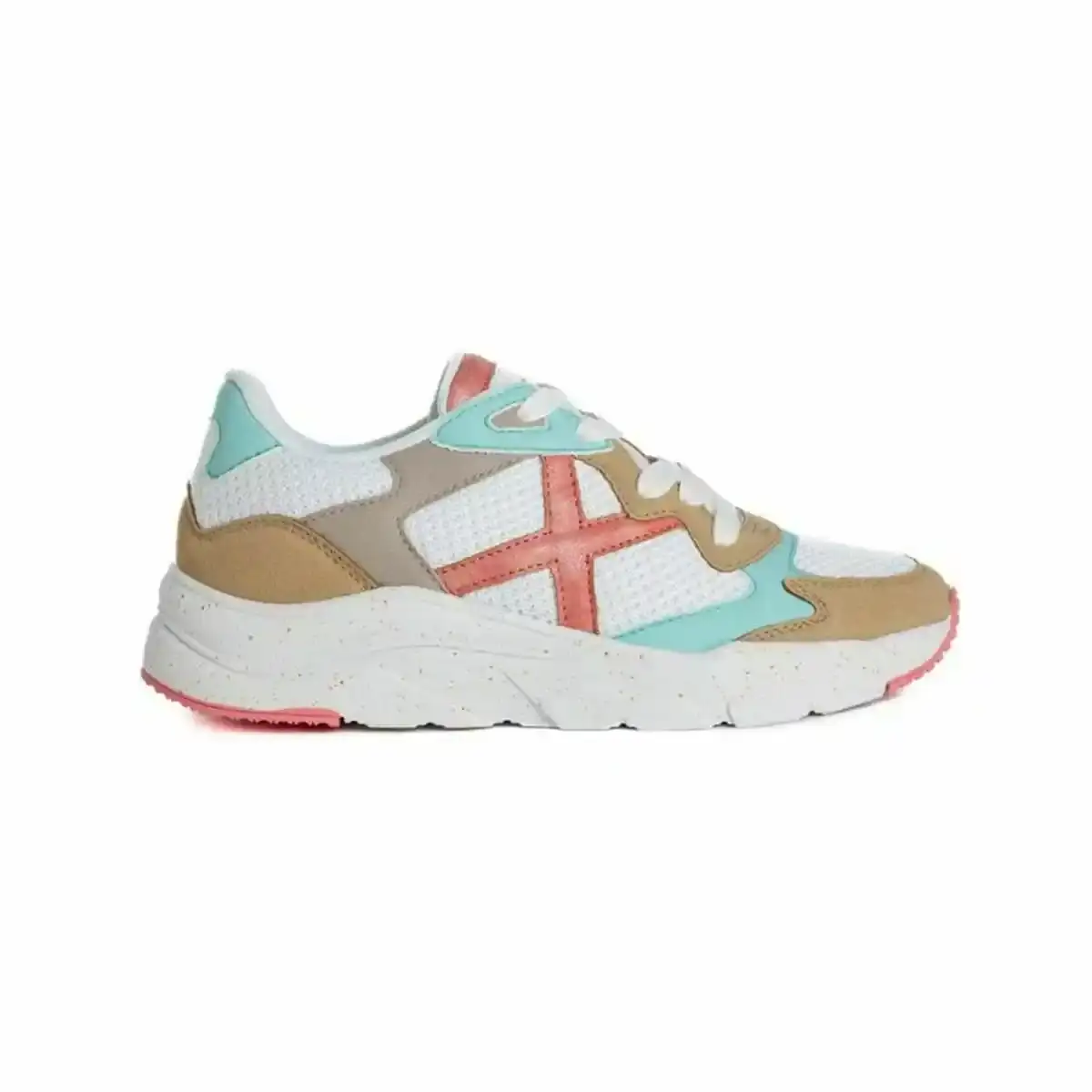 Baskets Casual Femme Munich Mali Blanc. SUPERDISCOUNT FRANCE