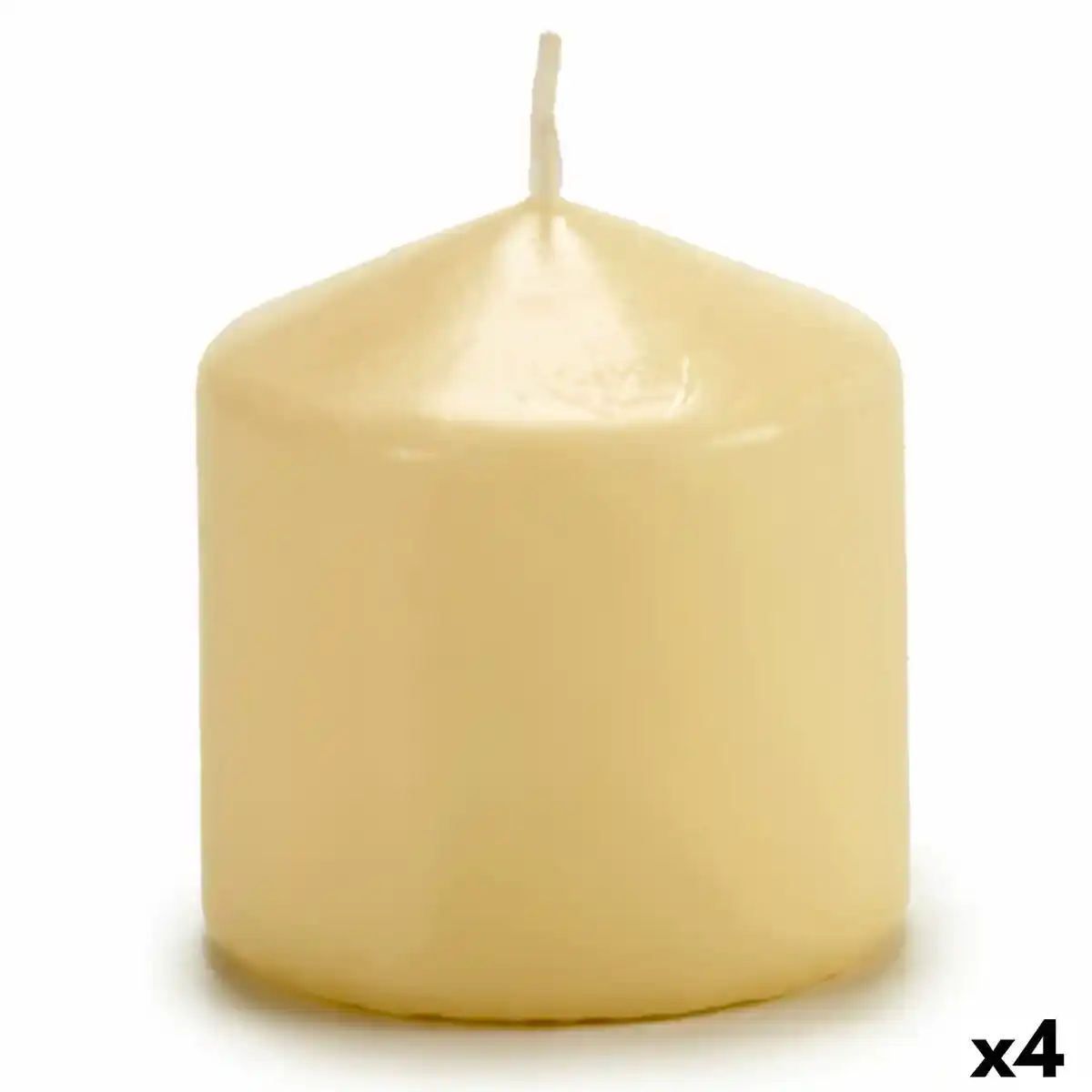 Bougie creme cire 7 x 7 8 x 7 cm 4 unites _3052. DIAYTAR COTE D'IVOIRE - Où Choisir Devient une Expression de Soi. Découvrez notre boutique en ligne et trouvez des articles qui révèlent votre personnalité et votre style.
