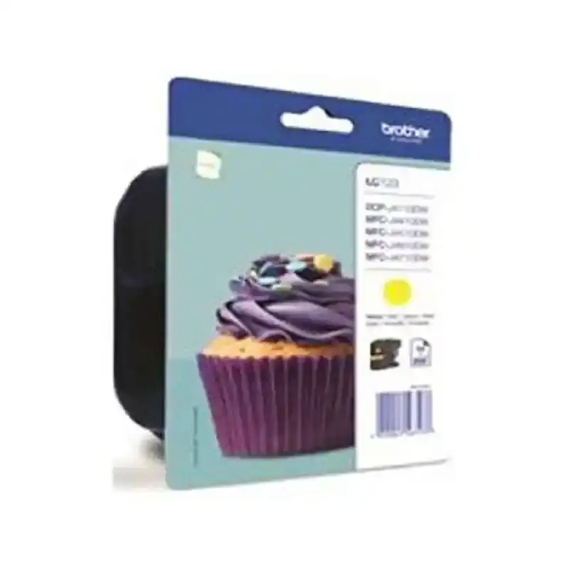 Cartouche d'encre d'origine Brother LC123YBP. SUPERDISCOUNT FRANCE