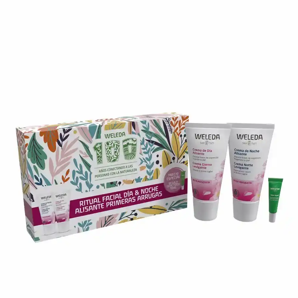 Coffret cosmetique unisexe weleda rose musquee 3 pcs _8444. DIAYTAR COTE D'IVOIRE - Là où le Shopping devient une Fête des Sens. Plongez dans notre univers et choisissez des produits qui éveillent votre goût pour l'esthétique et l'authenticité.