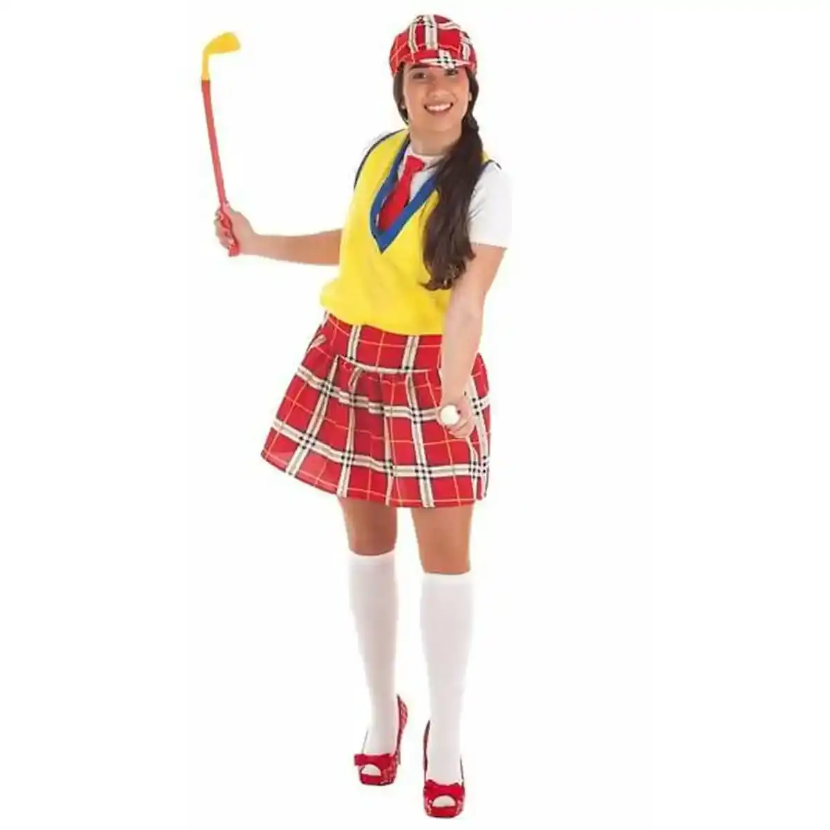 Deguisement pour adultes golf lady 6 pieces_2148. DIAYTAR COTE D'IVOIRE - L'Art de Vivre en Couleurs. Découvrez notre boutique en ligne et trouvez des produits qui ajoutent une palette vibrante à votre quotidien.