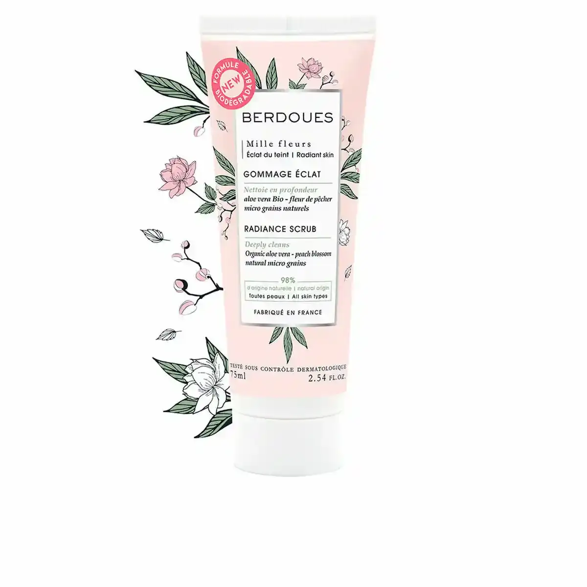 Exfoliant visage berdoues mille fleurs 75 ml _7902. DIAYTAR COTE D'IVOIRE - Où la Qualité et la Diversité Fusionnent. Explorez notre boutique en ligne pour découvrir une gamme variée de produits qui incarnent l'excellence et l'authenticité.