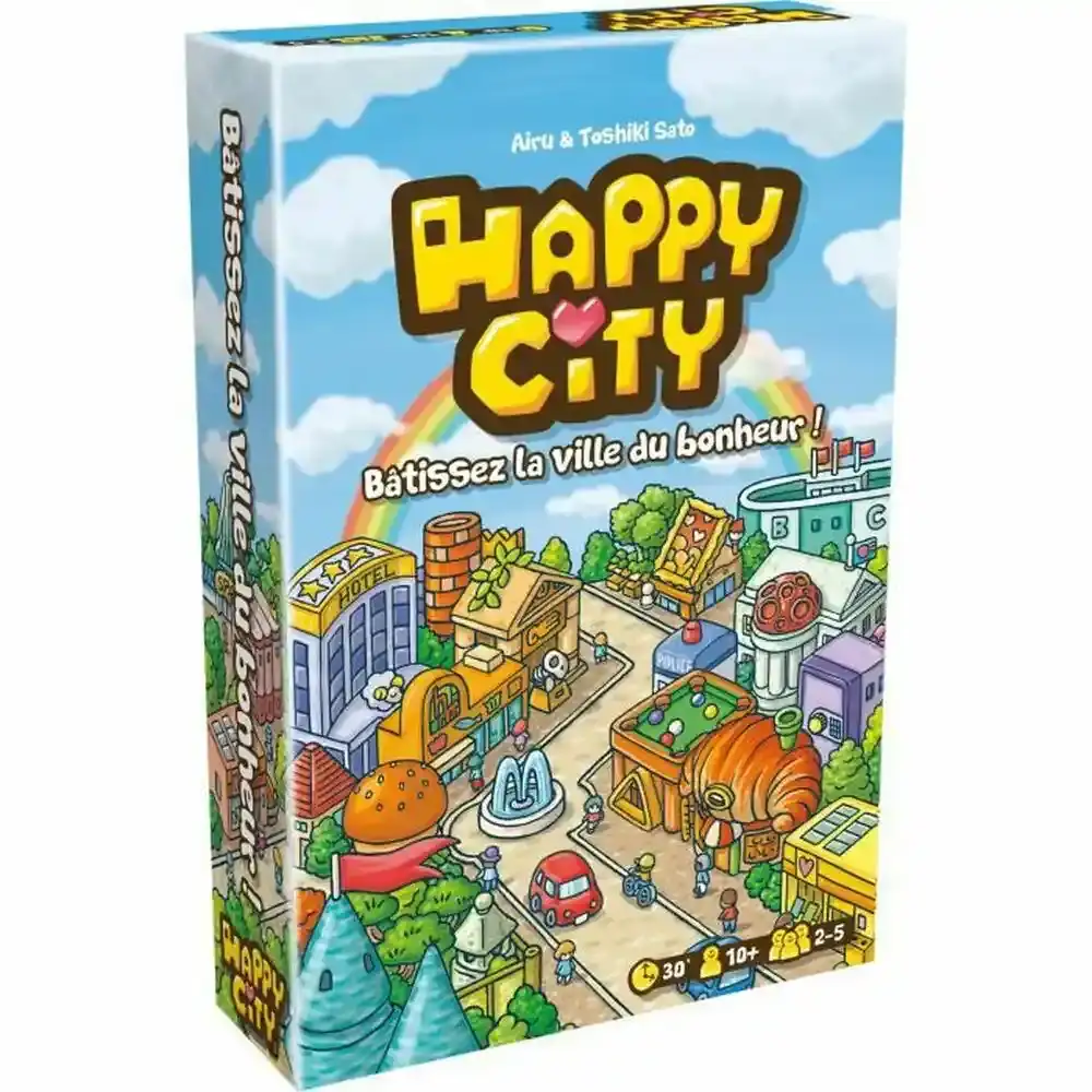 Jeu de société Asmodee Happy City (FR). SUPERDISCOUNT FRANCE