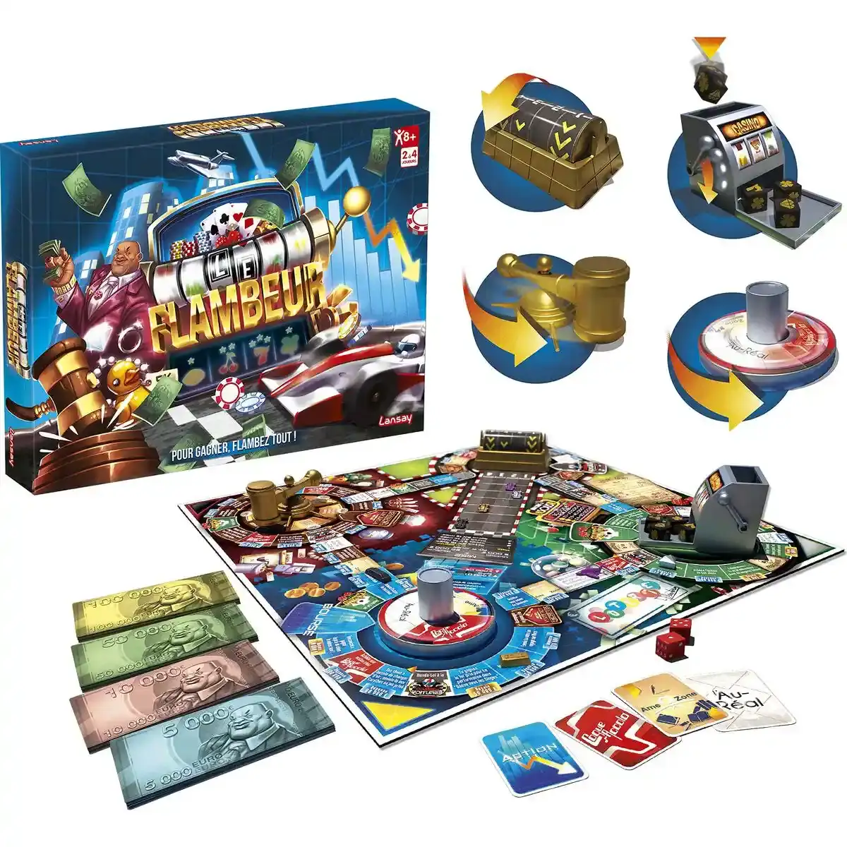 Jeu de société Lansay Le Flambeur (FR). SUPERDISCOUNT FRANCE