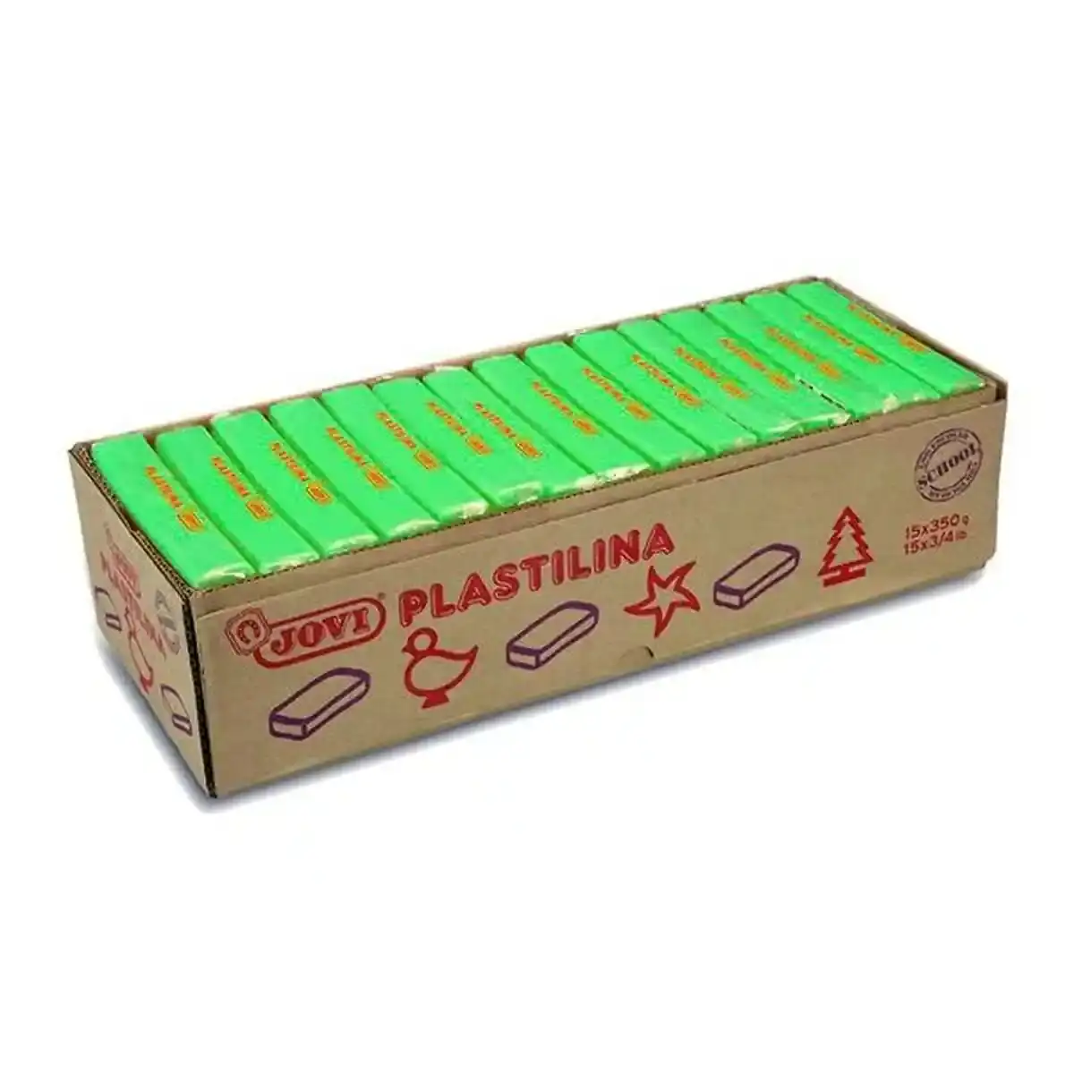 Pâte à modeler Jovi School (15 Unités). SUPERDISCOUNT FRANCE