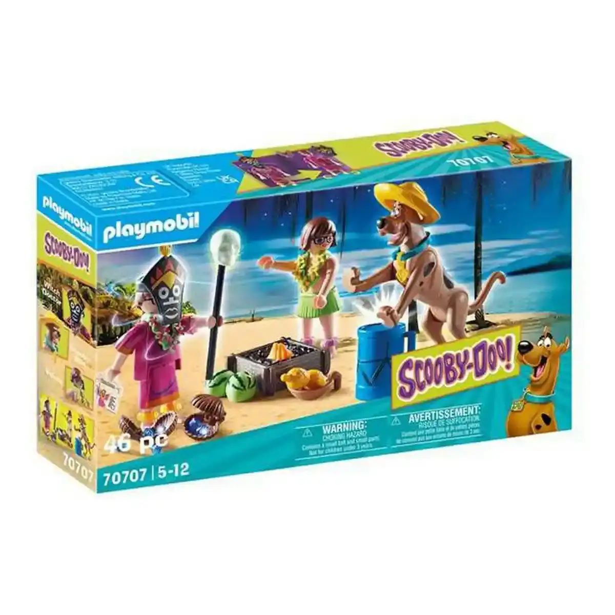 Playset Scooby Doo Aventure avec Witch Doctor Playmobil 70707 (46 pcs). SUPERDISCOUNT FRANCE
