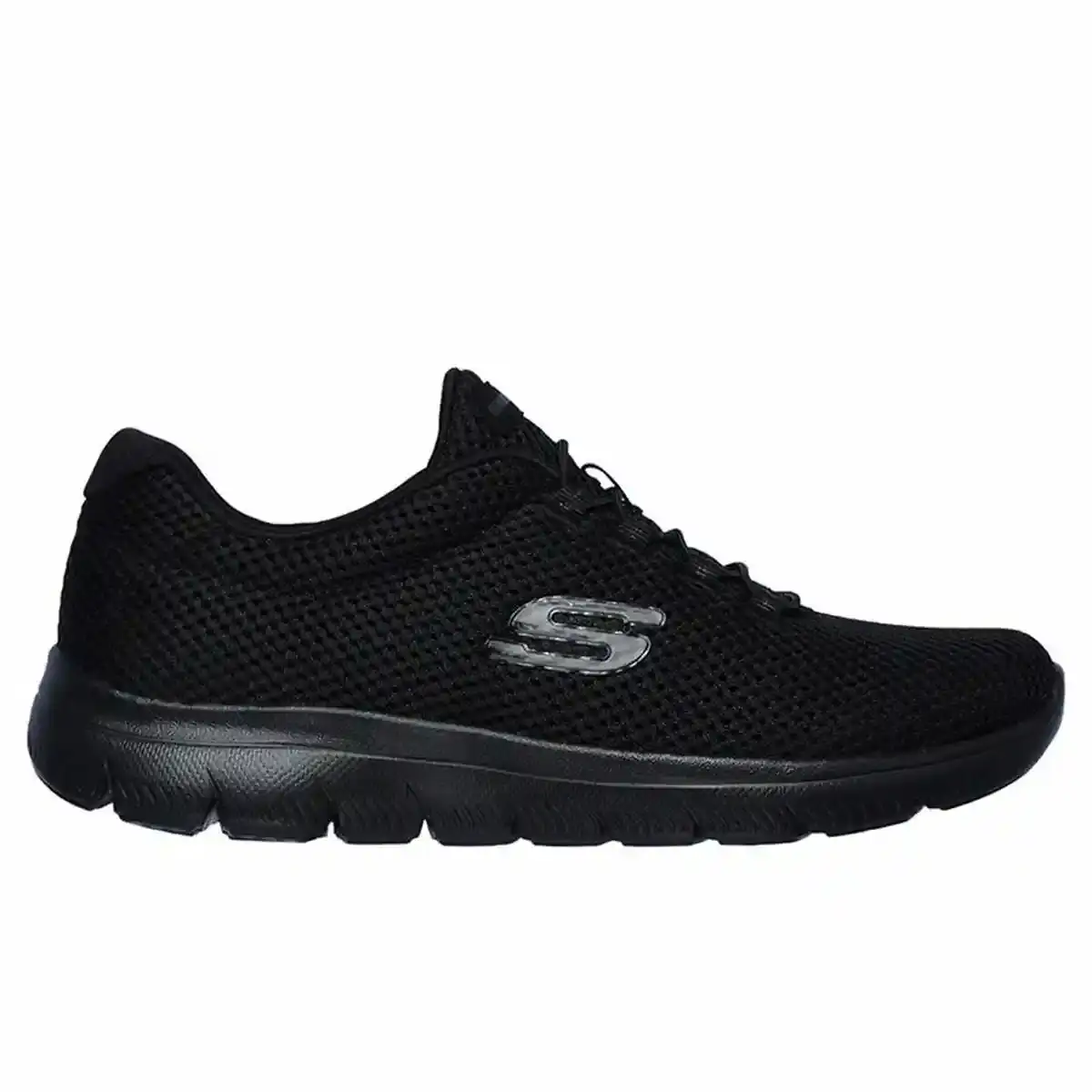 Baskets de sport pour femme Skechers Summits Noir. SUPERDISCOUNT FRANCE
